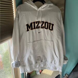 Nike Mizzou White Hoodie
